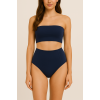 Brncy Lacivert SculptFit Yüksek Bel & Toparlayıcı & Şekillendirici Bikini Altı