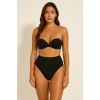 Brncy Siyah SculptFit Yüksek Bel & Toparlayıcı & Şekillendirici Bikini Altı