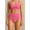 Brncy Pembe SculptFit Yüksek Bel & Toparlayıcı & Şekillendirici Bikini Altı