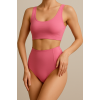 Brncy Pembe SculptFit Yüksek Bel & Toparlayıcı & Şekillendirici Bikini Altı