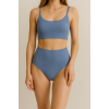 Brncy Mavi  SculptFit Yüksek Bel & Toparlayıcı & Şekillendirici Bikini Altı