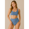 Brncy Mavi  SculptFit Yüksek Bel & Toparlayıcı & Şekillendirici Bikini Altı