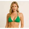 BRNCY Kadın Yeşil  Üçgen Bikini Takımı Ayarlanabilir Bağlamalı Üst Ve Alt