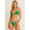 BRNCY Kadın Yeşil  Üçgen Bikini Takımı Ayarlanabilir Bağlamalı Üst Ve Alt