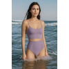 Brncy Lila SculptFit Yüksek Bel & Toparlayıcı & Şekillendirici Bikini Altı