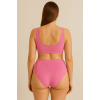 Brncy Pembe SculptFit Yüksek Bel & Toparlayıcı & Şekillendirici Bikini Altı