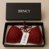 BRNCY Kadın Bordo Üçgen Bikini Takımı Ayarlanabilir Bağlamalı Üst Ve Alt