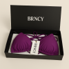 BRNCY Kadın Mürdüm Üçgen Bikini Takımı Ayarlanabilir Bağlamalı Üst Ve Alt