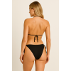 BRNCY Siyah Üçgen Bikini Takımı Ayarlanabilir Bağlamalı Üst Ve Alt