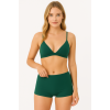 Brncy Yeşil Kadın Toparlayıcı Şort Bikini Altı Deniz Şortu