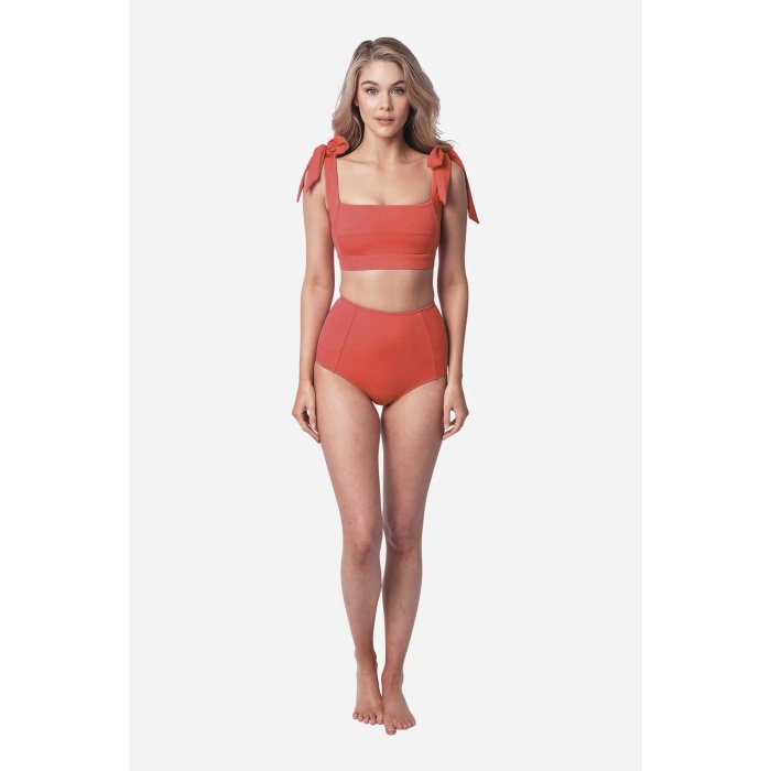 Brncy Gül Kurusu Toparlayıcı Yüksek Bel Bikini Altı