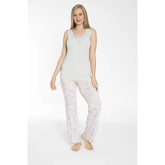 Confeo C840-439 Kadın Kalın Askılı  Pijama Takım