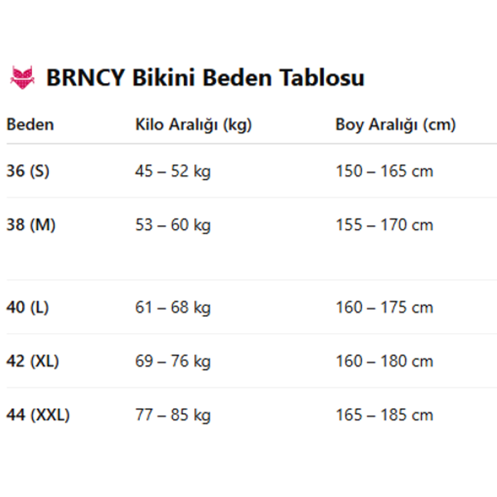 BRNCY Kadın Pembe Üçgen Bikini Takımı Ayarlanabilir Bağlamalı Üst ve Alt