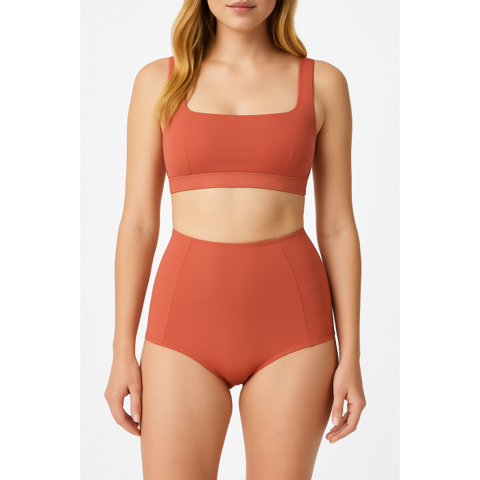 Brncy Gül Kurusu SculptFit Yüksek Bel & Toparlayıcı & Şekillendirici Bikini Altı