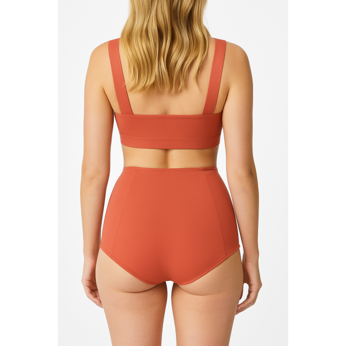Brncy Gül Kurusu SculptFit Yüksek Bel & Toparlayıcı & Şekillendirici Bikini Altı