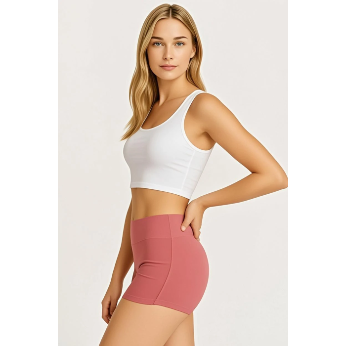 Brncy Gül Kurusu Kadın Toparlayıcı Şort Bikini Altı Deniz Şortu