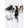 Pink Floyd Baskılı  Unisex T-Shirt Beyaz