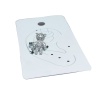 Earcuff Çelik Zirkon Taşlı Teddy Model Gümüş Renk Kıkırdak Küpe
