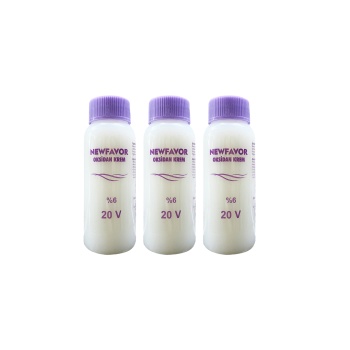 3 Adet Oksidan Krem Saç Boya Sıvısı 6lık 20 volüme 60 ml