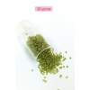 Kesme Cam Boncuk 2mm - 20 Gram - Şeffaf Çimen Yeşili -BNC345