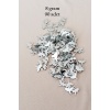 Oya Abiye Bileklik Kolye Pleksi Metalik Plastik Pul Gümüş Renk 8 gram 90 adet - BNC503