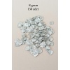 Oya Abiye Bileklik Kolye Pleksi Metalik Plastik Pul Gümüş Renk 8 gram 130 adet - BNC507