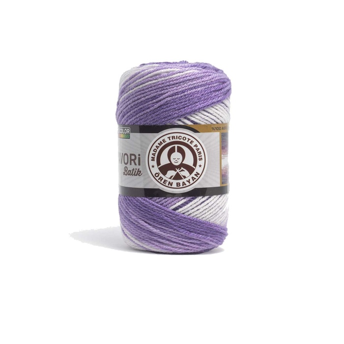 1 Adet Favori Batik El Örgü Ipliği 100 Gr 912