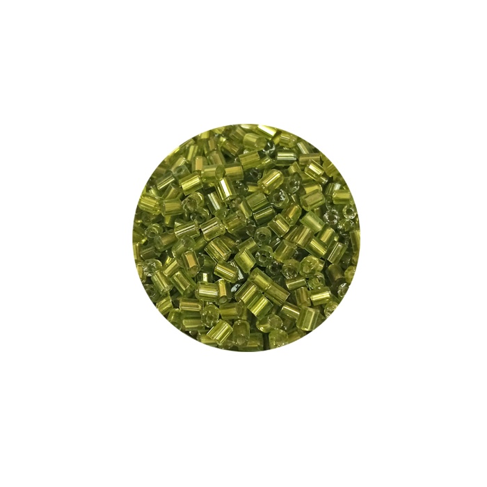 Kesme Cam Boncuk 2mm - 20 Gram - Şeffaf Çimen Yeşili -BNC345