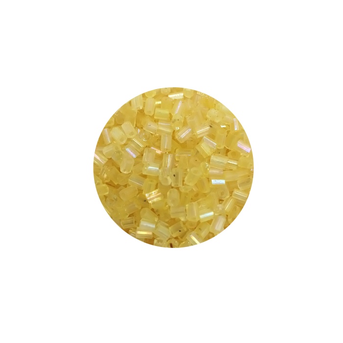 Kesme Cam Boncuk 2mm - 60 Gram - Şeffaf Sarı - BNC351