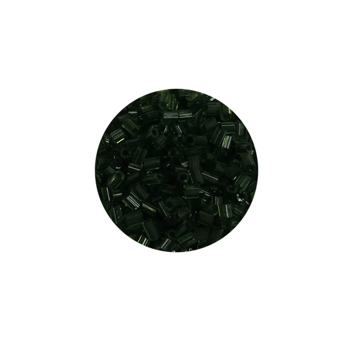 Kesme Cam Boncuk 2mm - 60 Gram - Şeffaf Koyu Yeşil - BNC367