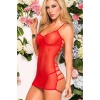 Kırmızı Seksi Fantezi Gecelik TM8063