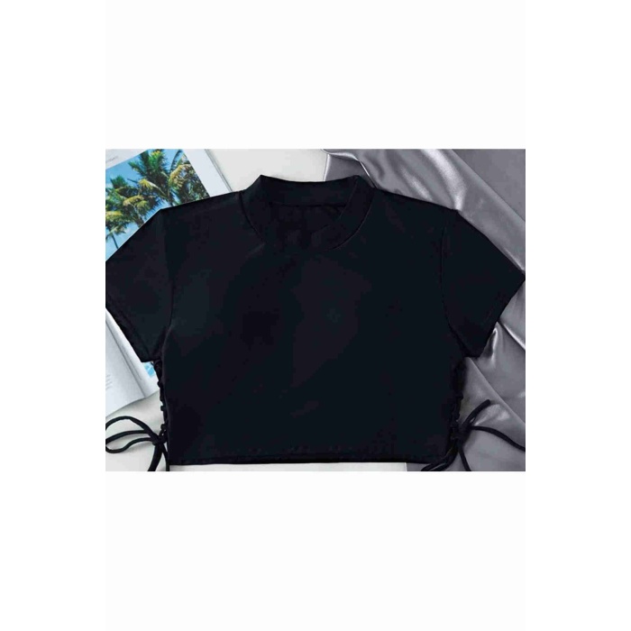 Özel Tasarım Bikini Üstü Siyah