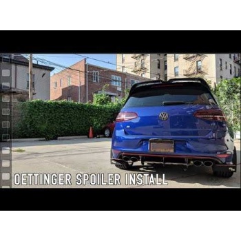 Golf 7 Boyalı Spoiler ithal Spoyler Ottinger Piano Black