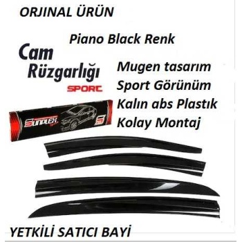 Golf 7 cam Rüzgarlıgı Sunplex Piano Black