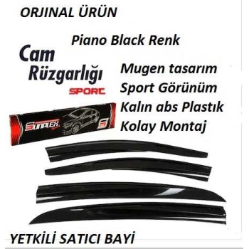 Megane 4 Cam Rüzgarlıgı Sunplex Piano Black