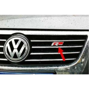 VW Passat Jetta Golf Polo R Line Vidalı Ön Panjur Logo Metal