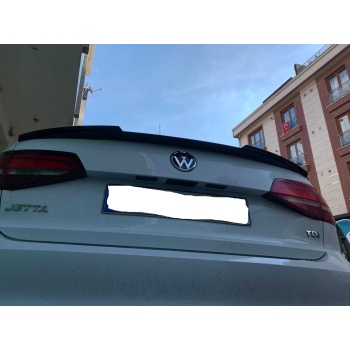 Vw Jetta Bagaj Üstü Yarasa Spoiler Piano Black Jetta Spoyler M...