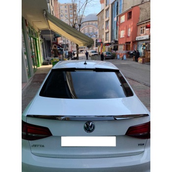 Vw Jetta Bagaj Üstü Yarasa Spoiler Piano Black Jetta Spoyler M...