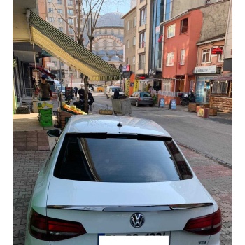 Vw Jetta Bagaj Üstü Yarasa Spoiler Piano Black Jetta Spoyler M...