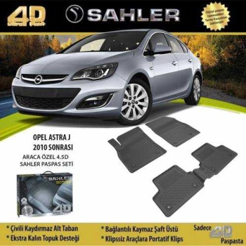 Opel Astra J Sedan 2012-2019 Sahler 4.5 D Araca Özel Paspas