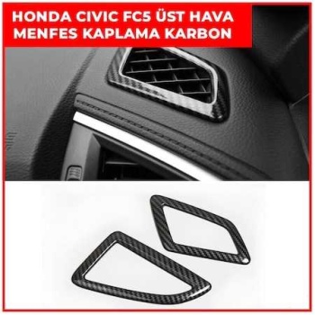 Honda Civic FC5 Üst Hava Menfez Kaplama (KARBON) 2016-2020