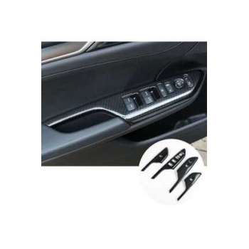 Honda civic fc5-fk7 Kapı Cam Düğme Kaplaması 2016+ KARBON