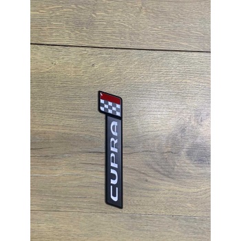 Seat Cupra Siyah Metal Çamurluk Bagaj Yazısı Arma Logo Amblem METAL