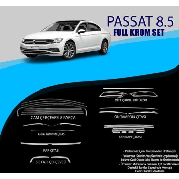 Vw Passat B8.5 Full Krom Aksesuar Seti ( 30 Parça ) AA kalite