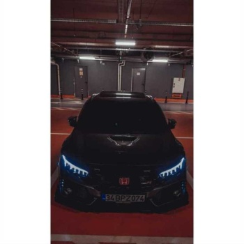 Honda Cıvıc Fc5 2016-2021 Anımasyonlu Mustang Dızayn Led Far Takımı