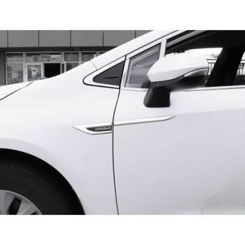 Toyota Corolla 2019-2021 Krom Çamurluk Çıtası İthal SİYAH