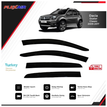 DACIA DUSTER 2009-2017 CAM RÜZGARLIĞI