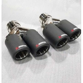 AKRAPOVIC EGZOZ DUAL 76 mm