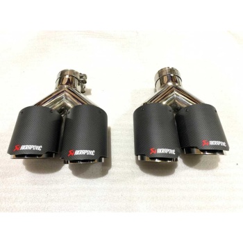 AKRAPOVIC EGZOZ BOLMELI DUAL 89 mm