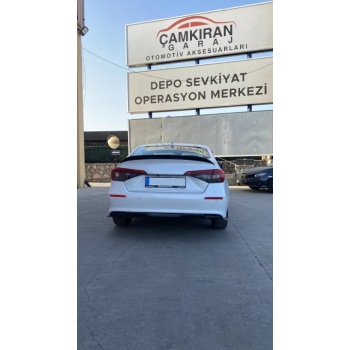 CIVIC FE1 2022 IÇIN UYUMLU  AERO DIFÜZÖR - PIANO BLACK